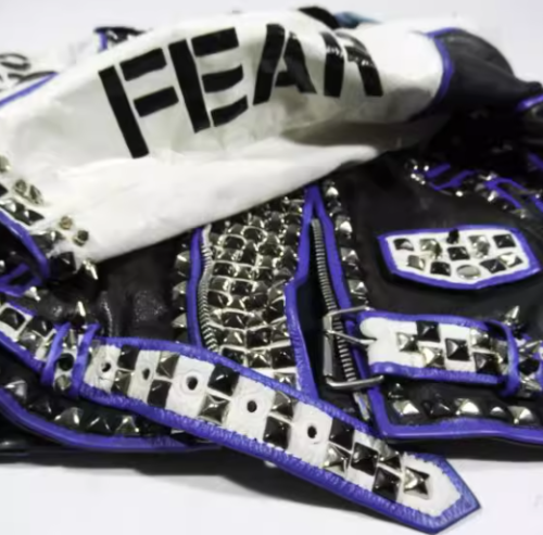 Women Punk Rivets Rock Style Motorcycle Biker Leather Jacket