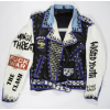 Women Punk Rivets Rock Style Motorcycle Biker Leather Jacket