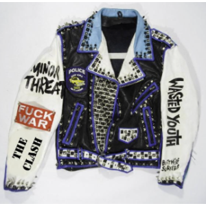 Women Punk Rivets Rock Style Motorcycle Biker Leather Jacket