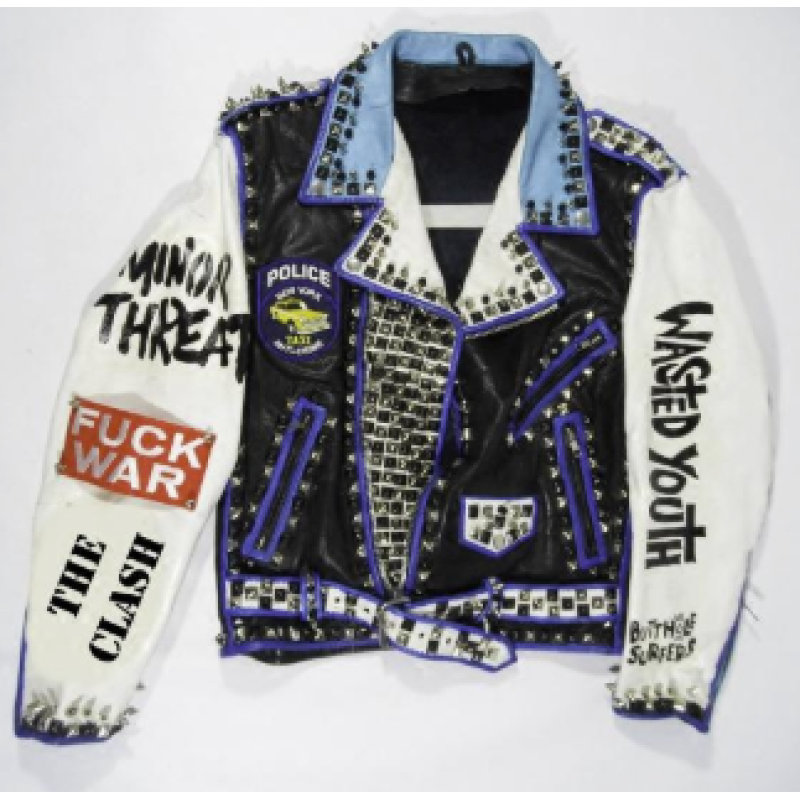 Women Punk Rivets Rock Style Motorcycle Biker Leather Jacket
