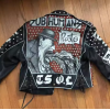 Top Grade Genuine Leather Biker Motorcycle Jacket  For Men