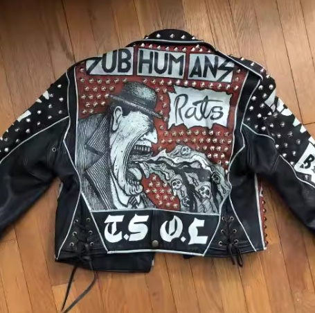 Top Grade Genuine Leather Biker Motorcycle Jacket  For Men