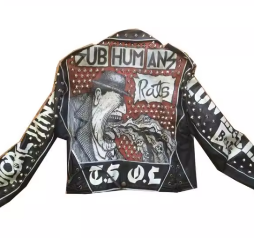 Top Grade Genuine Leather Biker Motorcycle Jacket  For Men