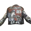 Top Grade Genuine Leather Biker Motorcycle Jacket For Men