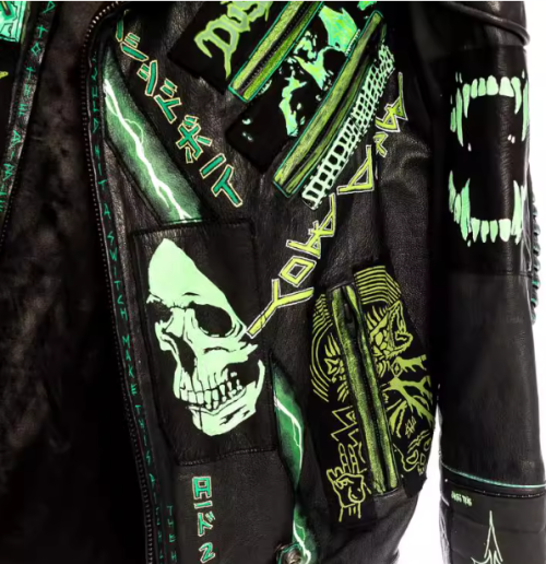 Punk Style Bad Boy High Street Genuine Leather Jacket For Men