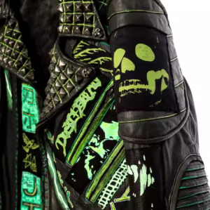 Punk Style Bad Boy High Street Genuine Leather Jacket For Men