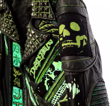 Punk Style Bad Boy High Street Genuine Leather Jacket For Men