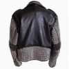 Rock Rivets Men's Genuine Leather Jacket  Cowhide Leather Jacket  For Men
