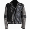 Rock Rivets Men's Genuine Leather Jacket  Cowhide Leather Jacket  For Men