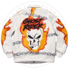Customized Leather Ghost Rider Jacket Mens High Quality Design Motorcycle Biker Jacket Manufacturer