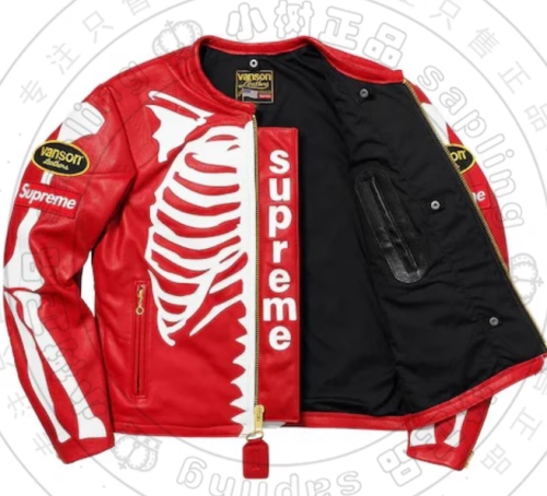 Customized Leather Bones Jacket Mens High Quality Design Motorcycle Biker Jacket Manufacturer