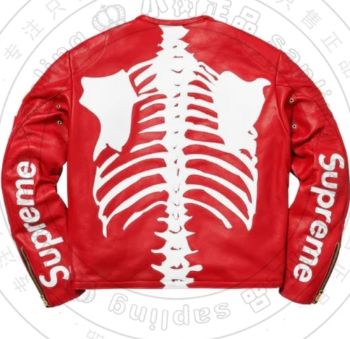 Customized Leather Bones Jacket Mens High Quality Design Motorcycle Biker Jacket Manufacturer