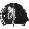 Customized Leather Bones Jacket Mens High Quality Design Motorcycle Biker Jacket Manufacturer