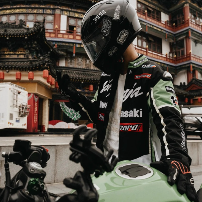 Customized Vintage Motorcycle Riding Leather Jacket PU Embroidery Leather Biker Jacket Manufacturer