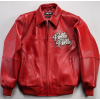 Customized Men's  France Sheepskin Leather Jacket Black USA Size Coats Manufacturer