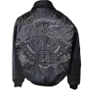 OEM Men's France Sheepskin Leather Bomber Jacket Manufacturer Design-Based Customization
