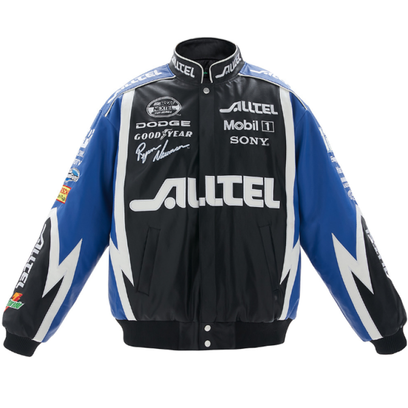 OEM High Streeet Motorcycle Riding Leather Jacket  PU Embroidery Leather Biker Jacket