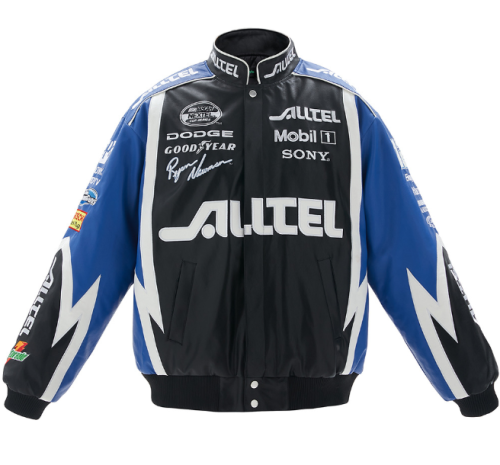 OEM High Streeet Motorcycle Riding Leather Jacket  PU Embroidery Leather Biker Jacket