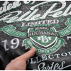 OEM Men's  Flight Leather Jacket Genuine Leather Embroidery Sheepskin Leather Bomber Jacket