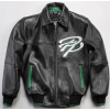 OEM Men's  Flight Leather Jacket Genuine Leather Embroidery Sheepskin Leather Bomber Jacket