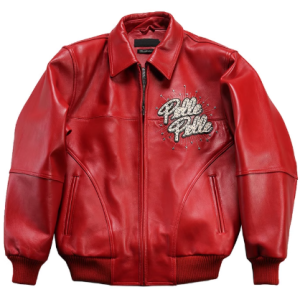 Custom Men's Genuine Leather Bomber Jacket High Street Sheepskin Leather Aviator Jacket Manufacture