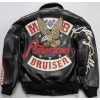 OEM Men's Real Leather Jacket  Sheepskin Leather Aviator Jacket Manufacture