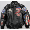 OEM Men's Real Leather Jacket  Sheepskin Leather Aviator Jacket Manufacture