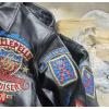 OEM Men's Real Leather Jacket Sheepskin Leather Aviator Jacket Manufacture