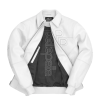 Custom Vintage Leather Bomber Jacket Fall Winter Zipper Closure Lambskin Leather Jacket