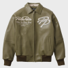 Custom Fall Men's Lambskin Leather Aviator Jackets OEM Embroidery Bomber Varsity Jacket Manufacturer
