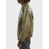 Custom Fall Men's Lambskin Leather Aviator Jackets OEM Embroidery Bomber Varsity Jacket Manufacturer