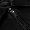 2025 New Arrival  Custom Men's Lambskin Leather Jackets OEM Pelle Pelle Style Aviator  Varsity Jacket Manufacturer