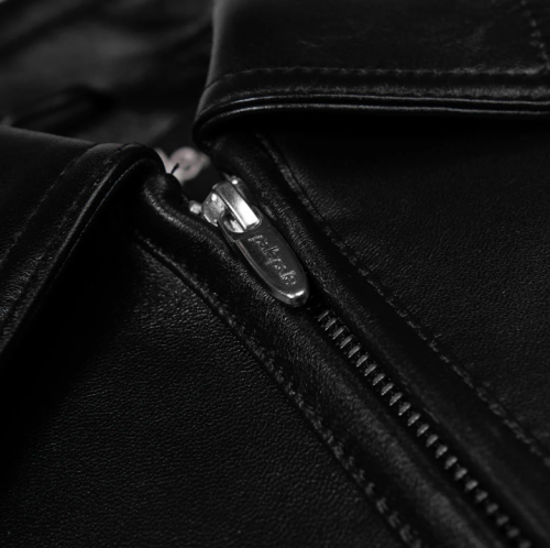 2025 New Arrival  Custom Men's Lambskin Leather Jackets OEM Pelle Pelle Style Aviator  Varsity Jacket Manufacturer