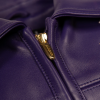 OEM World Famous 100% Genuine Plush Leather Jacket leather Custom applique flame with rhinestones Lambskin Jacket