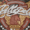 OEM Oversized Lambskin Leather Applique Custom Eagle Graphic Aviator Varsity Jacket For Men