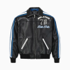 Custom Men's Sheepskin Leather Varsity Jacket Letterman Baseball Jacket Manufacture