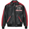 Custom Men's Sheepskin Leather Varsity Jacket Letterman Baseball Jacket Manufacture