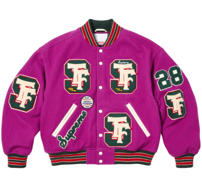 OEM Men's Lambskin Letterman Jackets Custom Embroidery Varsity Aviator Jacket Manufacturer