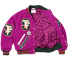 OEM Men's Lambskin Letterman Jackets Custom Embroidery Varsity Aviator Jacket Manufacturer