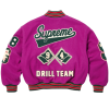 OEM Men's Lambskin Letterman Jackets Custom Embroidery Varsity Aviator Jacket Manufacturer