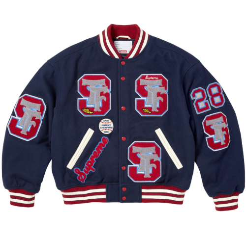 OEM Men's Lambskin Letterman Jackets Custom Embroidery Varsity Aviator Jacket Manufacturer