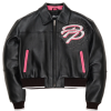 Custom Men's Lambskin Leather Aviator Jackets OEM Pelle Pelle Style  Varsity Jacket Manufacturer