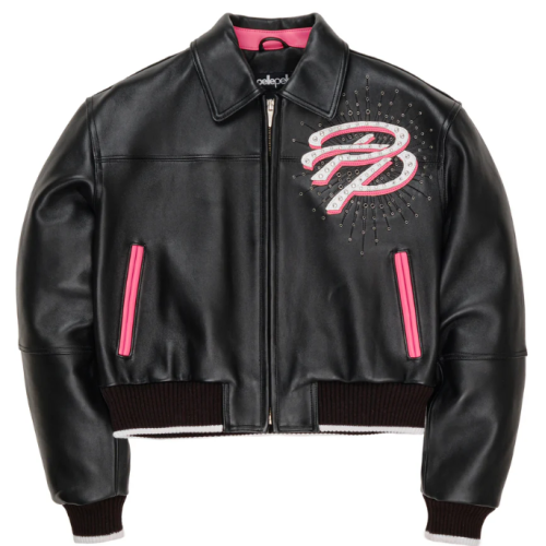 Custom Men's Lambskin Leather Aviator Jackets OEM Pelle Pelle Style  Varsity Jacket Manufacturer