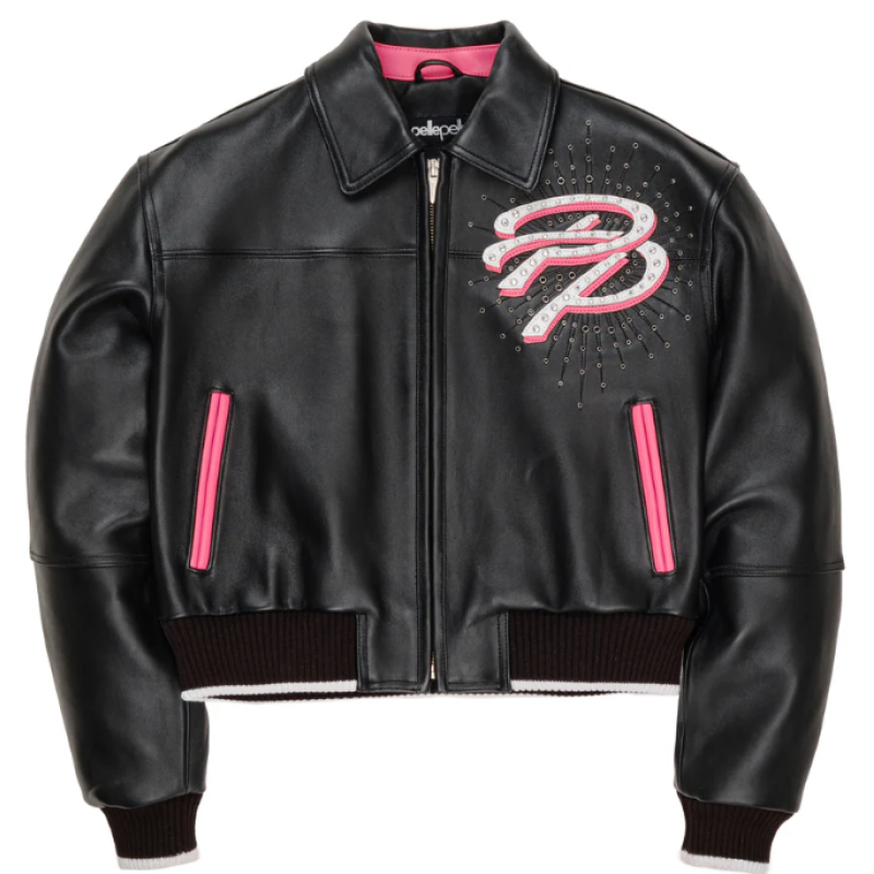 Custom Men's Lambskin Leather Aviator Jackets OEM Pelle Pelle Style Varsity Jacket Manufacturer