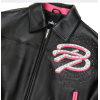 Custom Men's Lambskin Leather Aviator Jackets OEM Pelle Pelle Style Varsity Jacket Manufacturer