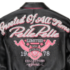 Custom Men's Lambskin Leather Aviator Jackets OEM Pelle Pelle Style Varsity Jacket Manufacturer