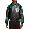 OEM Men's Genuine Leather Jacket Custom Lambskin AVIREX Style Aviator Bomber Jacket Manufacturer