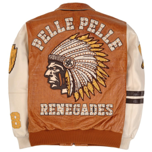 Custom Men's Genuine Leather Bomber Jacket OEM Leather Varsity Jacket Manufacture