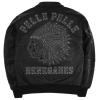 Custom Men's Genuine Leather Bomber Jacket OEM Leather Varsity Jacket Manufacture