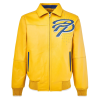 Custom Men's Lambskin Leather Varsity Jacket OEM Bomber Jacket Manufacture